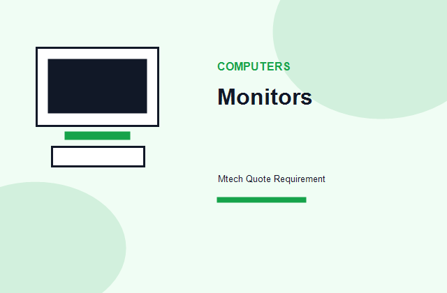 Monitors